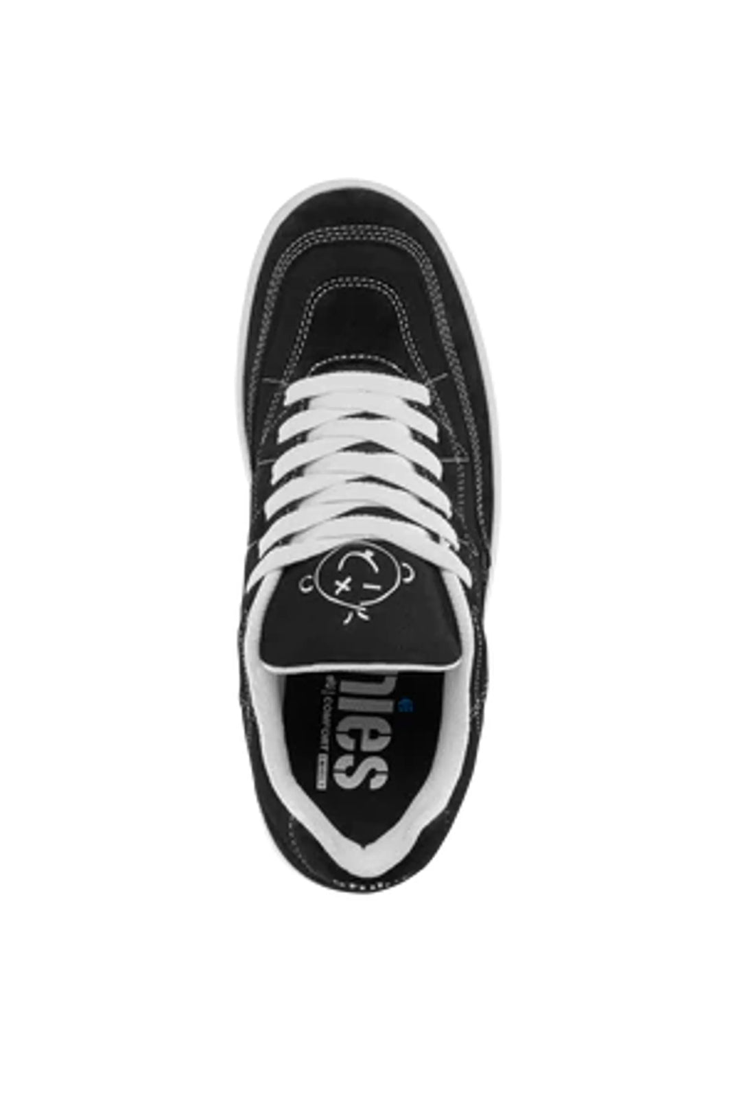Etnies Snake Shoes Black White