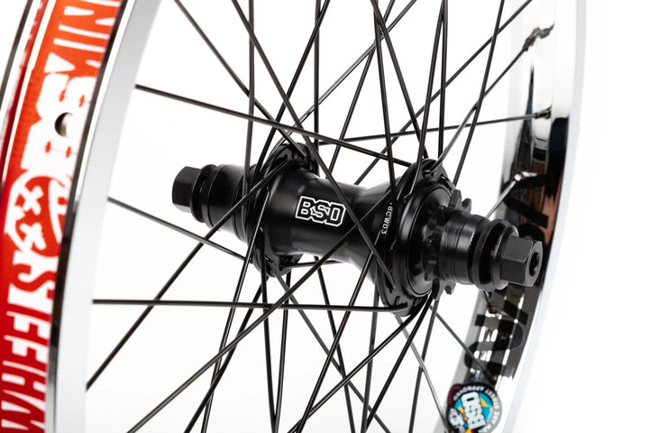 BSD Mind Back Street Pro Female Cassette Rear Wheel Chrome LHD