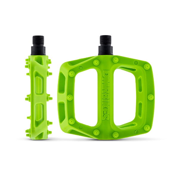 DMR V6 Cro-Mo Axle Plastic Pedal Green