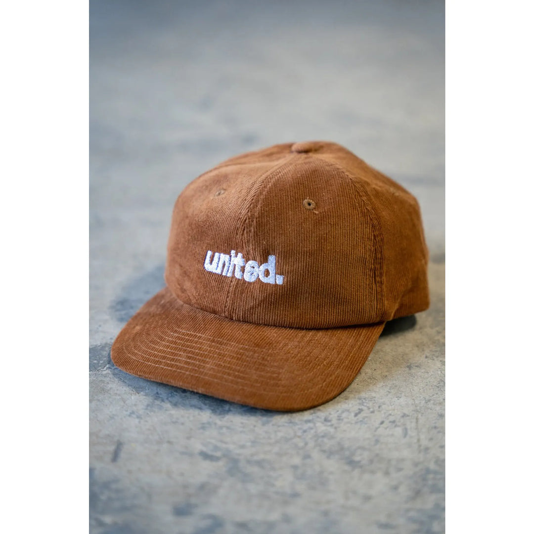 United Coastin Cordurouy Cap Brown
