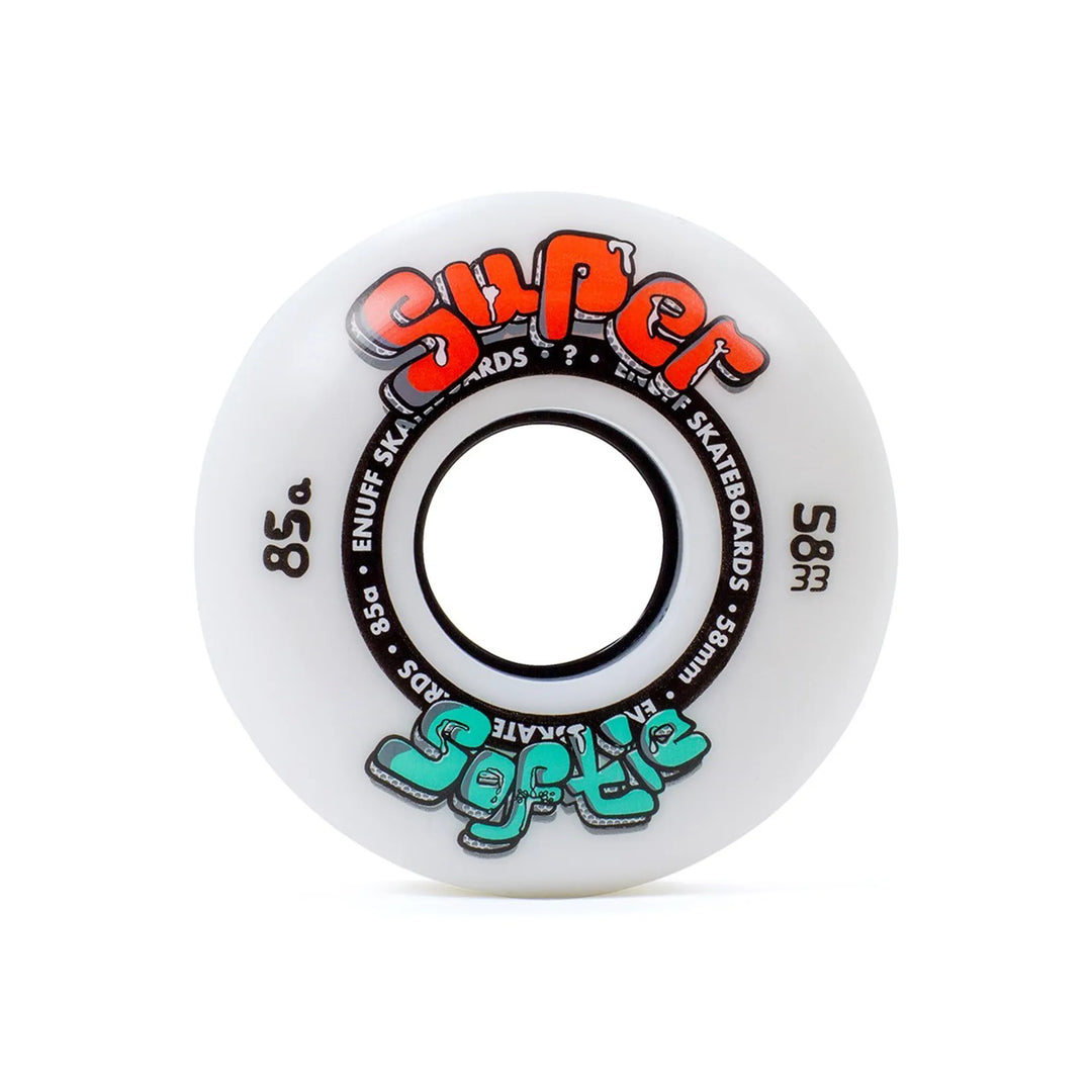 Enuff Super Softie Wheels White 58mm