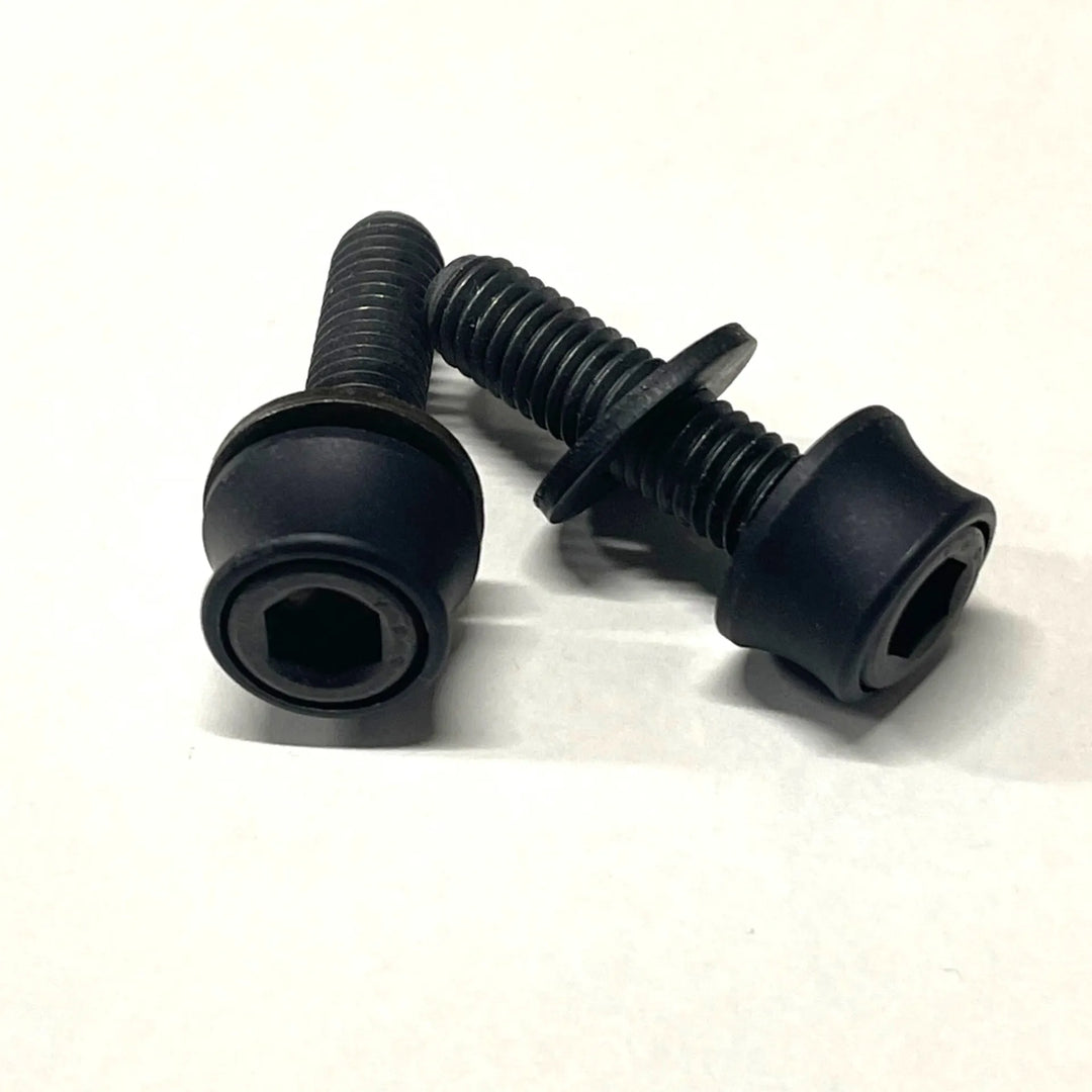Profile Female Crmo 3/8 10mm Allen Key Bolt Set Matte Black Volcano Washers Pr