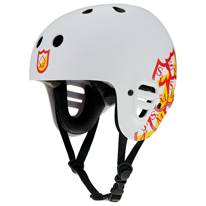 PRO-TEC FULL CUT CERTIFIED HELMET S&amp;M SHIELD SIG EDITION LIGHT GREY