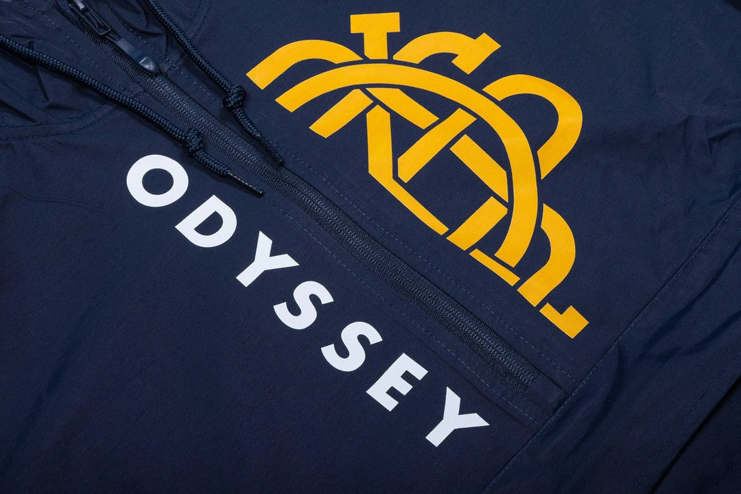 Odyssey Half Monogram Windbreaker Jacket Navy