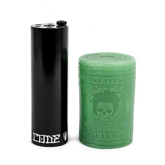 Subrosa BMX Code Peg Black 10/14mm - 10mm, Black, 4.4 Inch