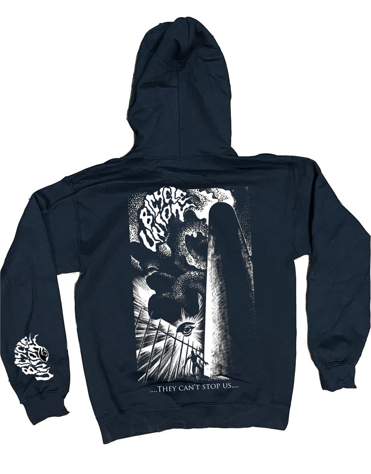 UNION STOP US HOODED SWEAT BLACK