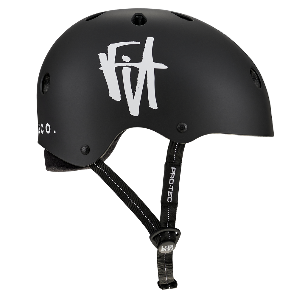 PRO-TEC LOW PRO CERTIFIED HELMET FIT CHECKERED SIG EDITION MATTE BLACK
