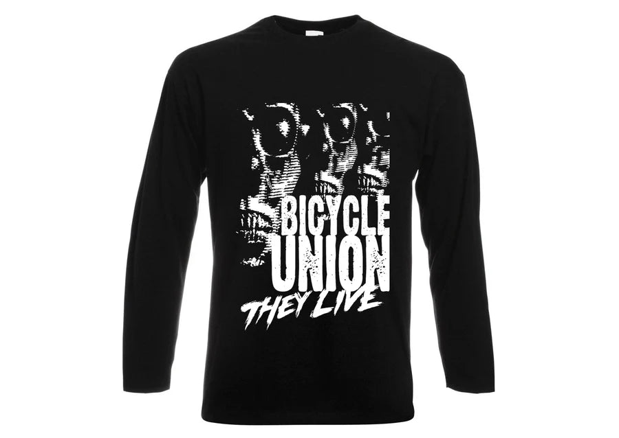 UNION THEY LIVE LONGSLEEVE T-SHIRT BLACK