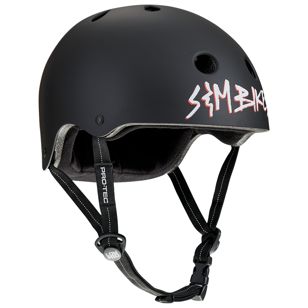 PRO-TEC LOW PRO CERTIFIED HELMET S&amp;M SHARPIE SHIELD SIG EDITION MATTE BLACK