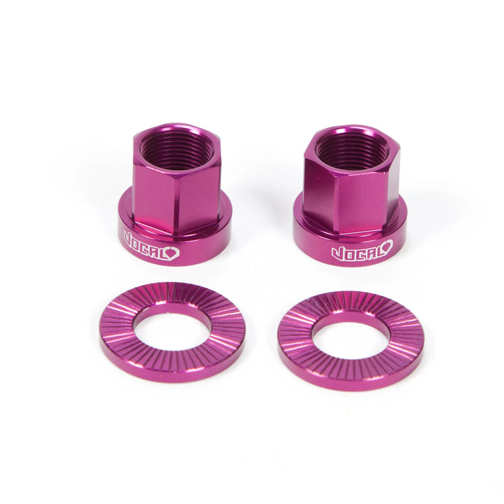 Vocal BMX Axle Nuts Alloy Purple