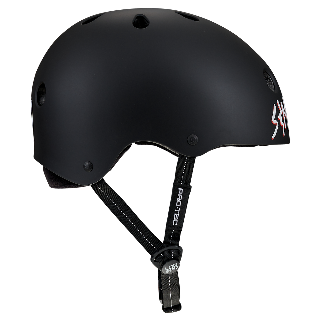 PRO-TEC LOW PRO CERTIFIED HELMET S&amp;M SHARPIE SHIELD SIG EDITION MATTE BLACK
