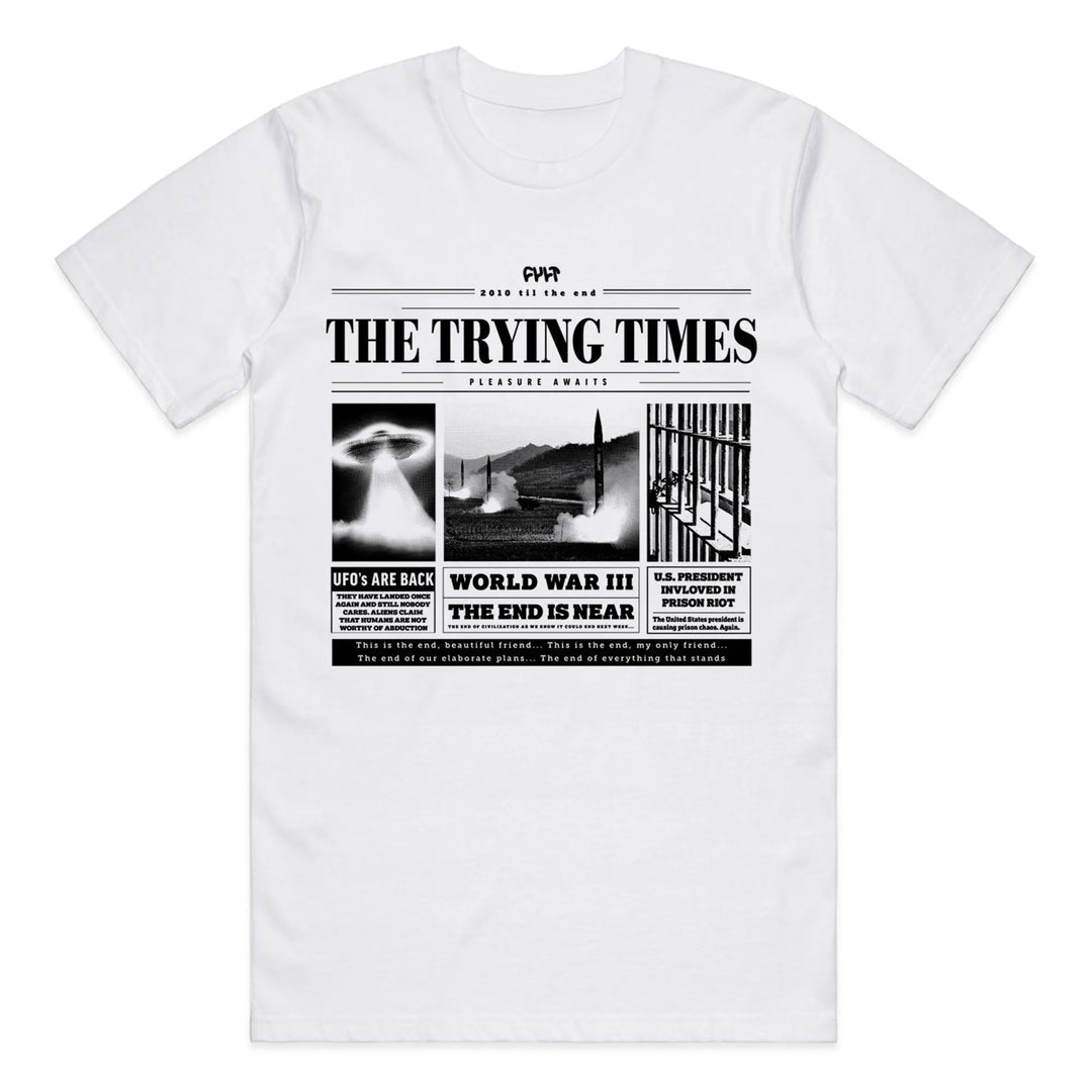 Cult Trying Times T-Shirt White