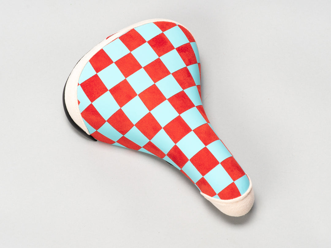 Mafia Checkered Wheelie Seat Red / Blue