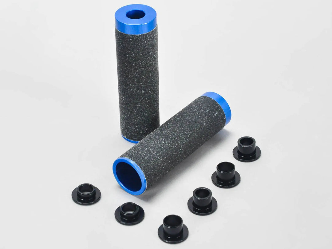 Mafia Bike Alloy Wheelie Pegs Blue Pair