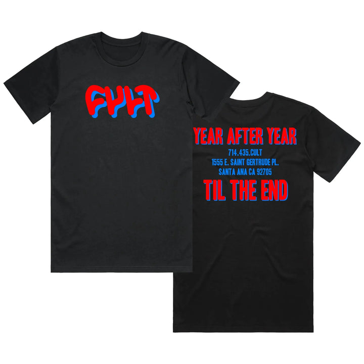 Cult Til The End T-Shirt Black