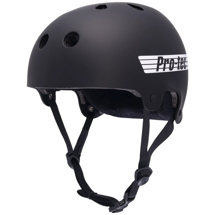 PRO-TEC OLD SCHOOL LOW PRO CERTIFIED HELMET MATTE BLACK