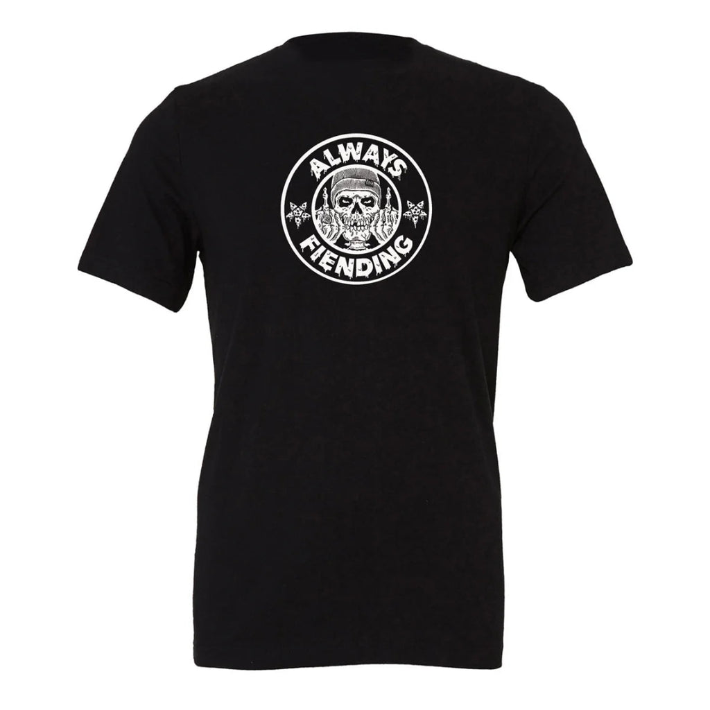 FIEND ALWAYS FIENDING T-SHIRT - VINTAGE BLACK