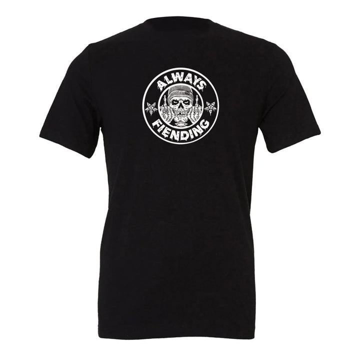 FIEND ALWAYS FIENDING T-SHIRT - VINTAGE BLACK