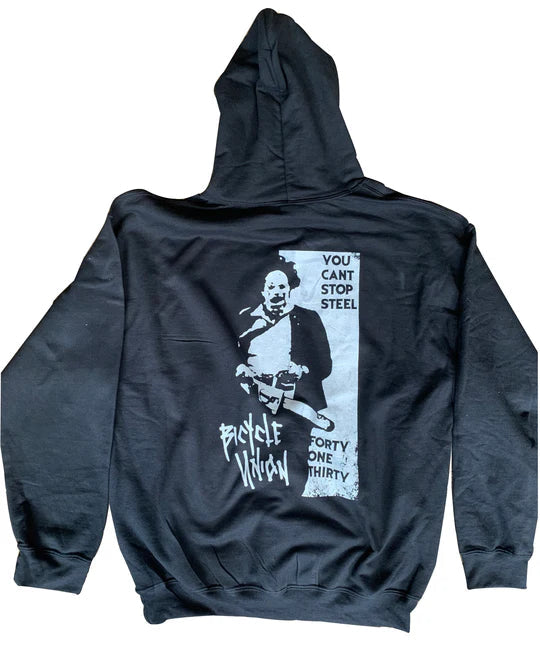 UNION 4130 HOODED SWEAT BLACK