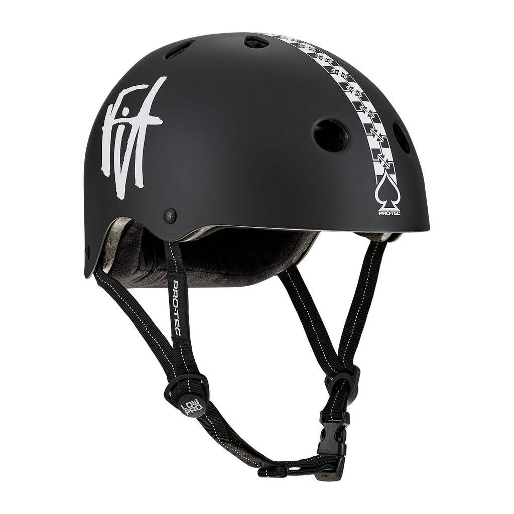 PRO-TEC LOW PRO CERTIFIED HELMET FIT CHECKERED SIG EDITION MATTE BLACK