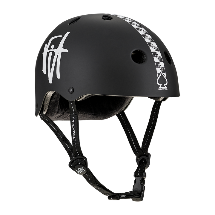 PRO-TEC LOW PRO CERTIFIED HELMET FIT CHECKERED SIG EDITION MATTE BLACK
