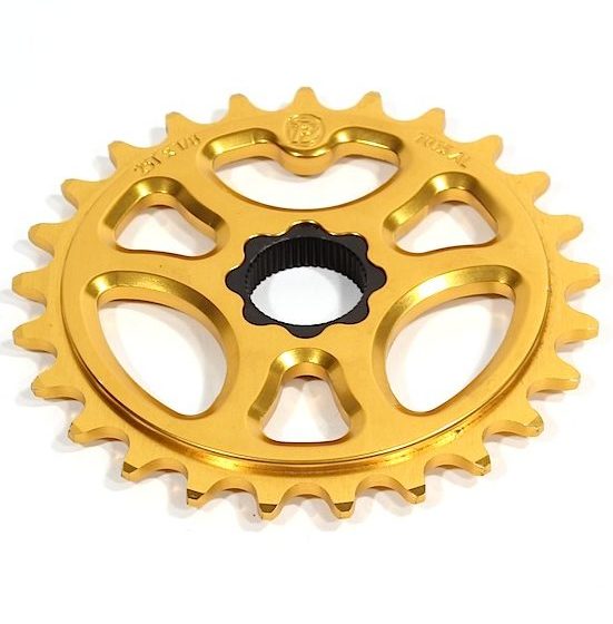 Profile Galaxy Spline Drive Sprocket 22mm Gold