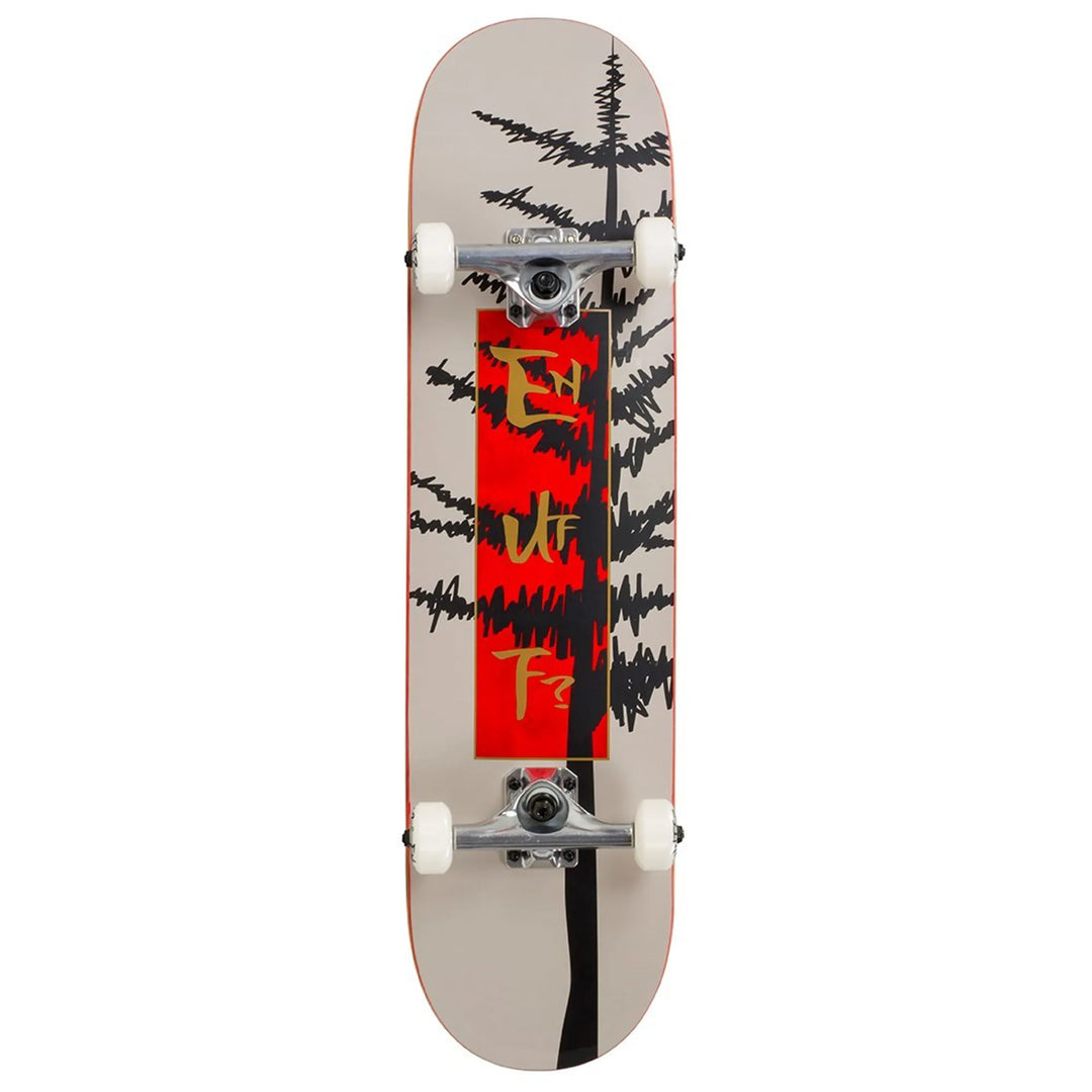 Enuff Evergreen Tree Complete Skateboard Warm Grey / Red 32 x 8 Inch