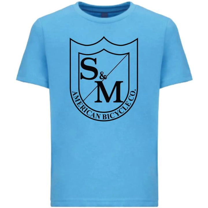 S&M Kids Big Shield T-Shirt Turquoise