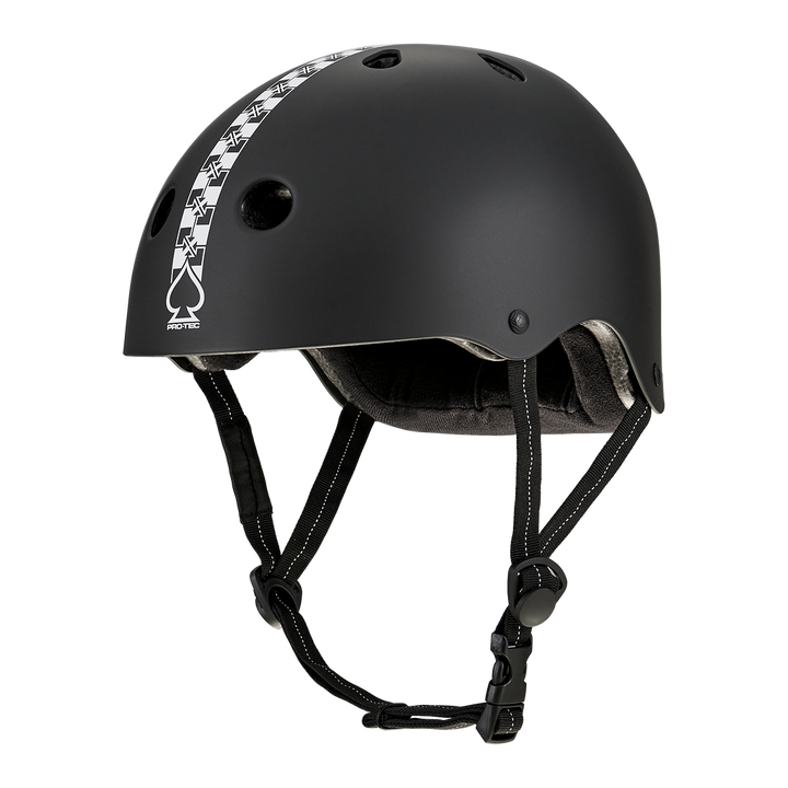 PRO-TEC LOW PRO CERTIFIED HELMET FIT CHECKERED SIG EDITION MATTE BLACK