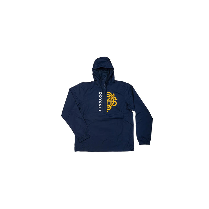 Odyssey Half Monogram Windbreaker Jacket Navy