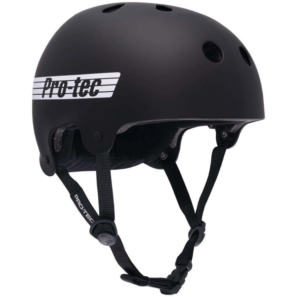 PRO-TEC OLD SCHOOL LOW PRO CERTIFIED HELMET MATTE BLACK