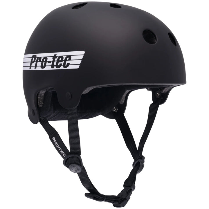 PRO-TEC OLD SCHOOL LOW PRO CERTIFIED HELMET MATTE BLACK