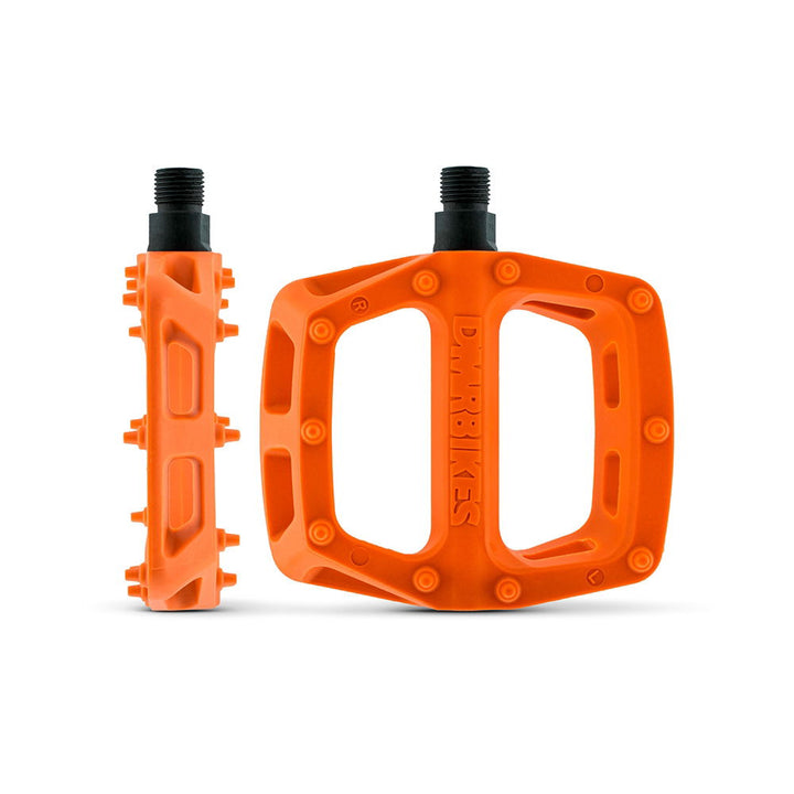 DMR V6 Plastic Pedal Cro-Mo Axle Orange 97mm x 102mm