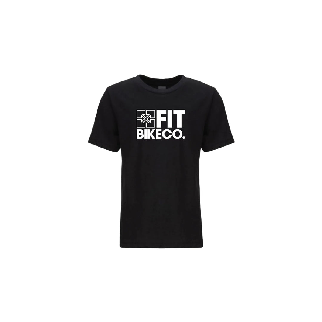 Fit Bikes Stacked Kid T-Shirt Black