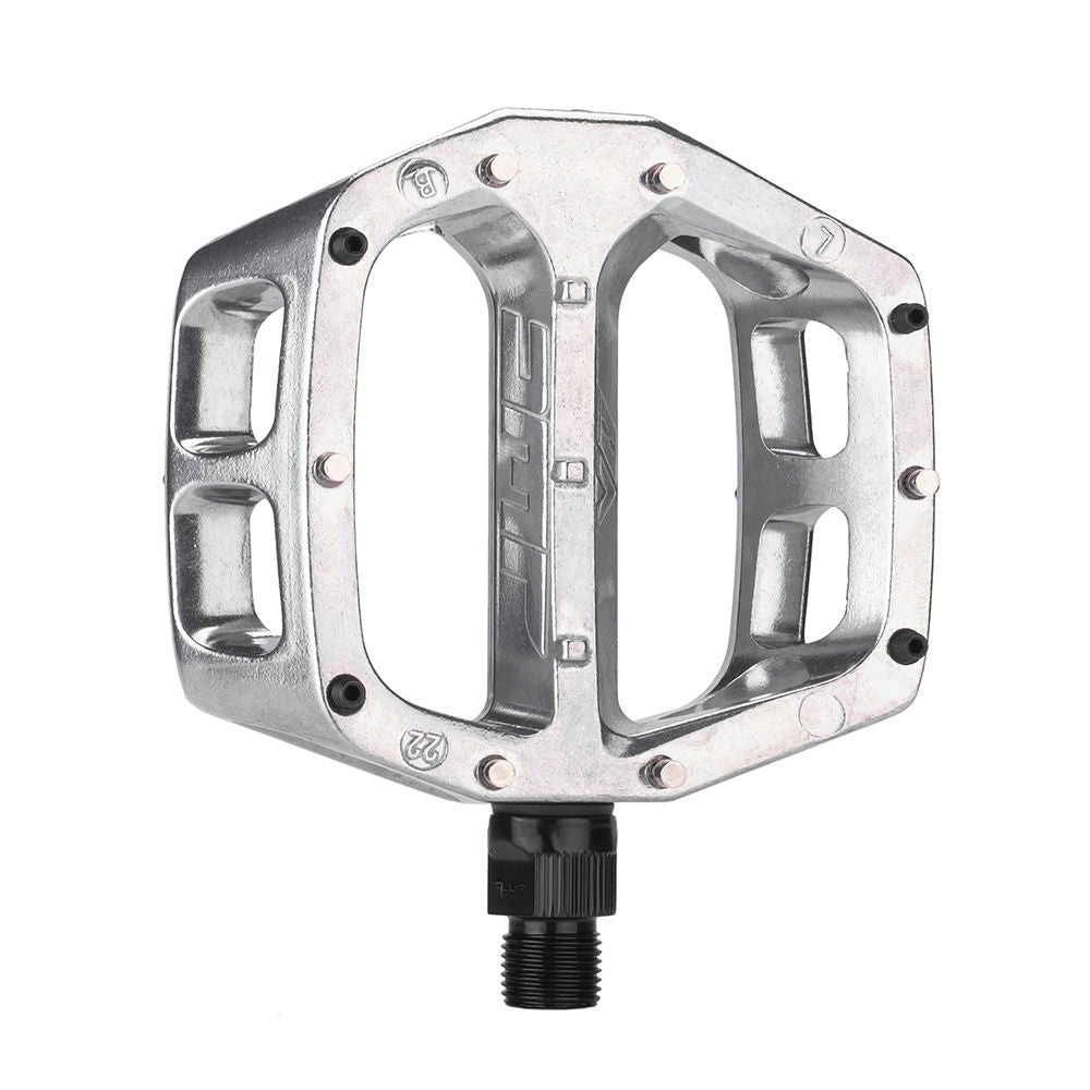 DMR V8 Pedal Classic Polished Silver 90mm x 95mm