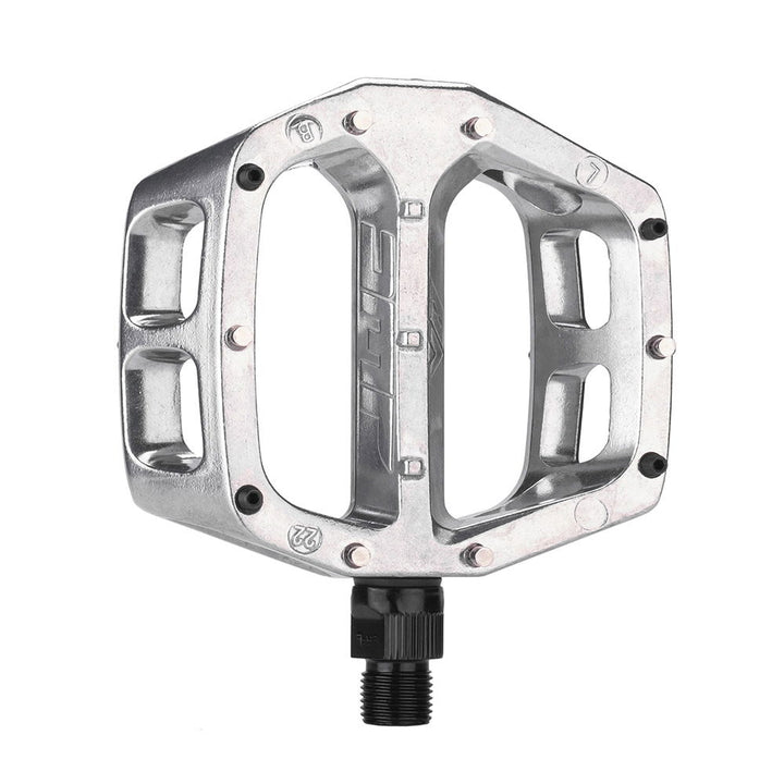 DMR V8 Pedal Classic Polished Silver 90mm x 95mm