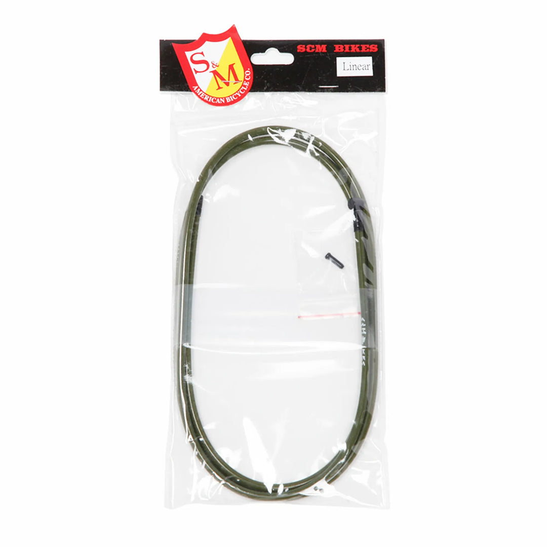 S&M Linear Brake Cable Green