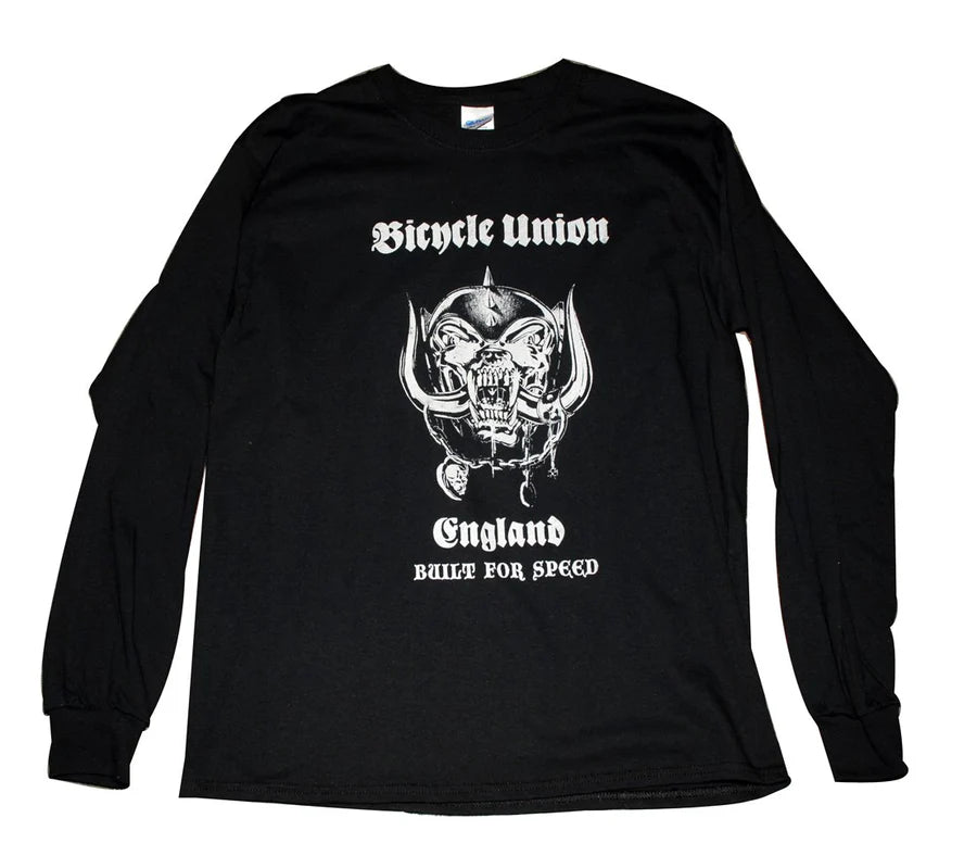 UNION BUILT FOR SPEED LONGSLEEVE T-SHIRT BLACK