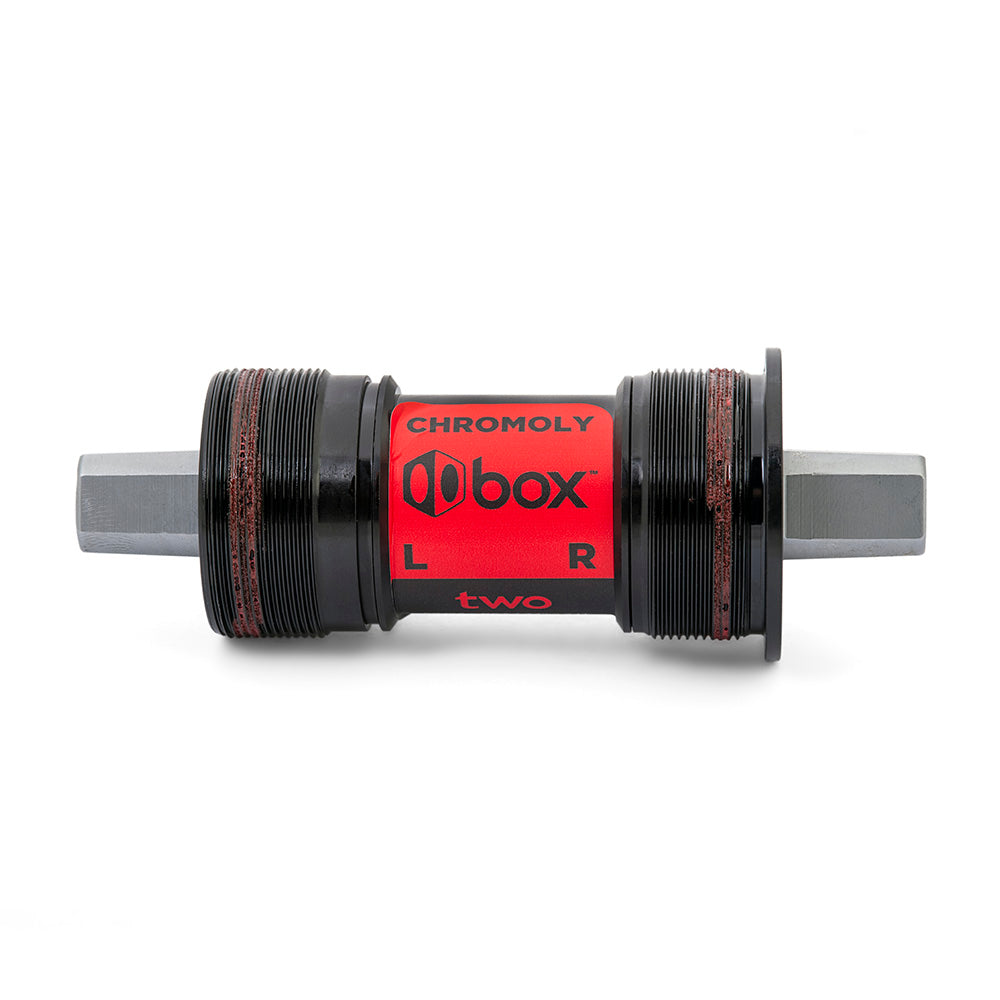 Box Two Square-Taper Chromoly Bottom Bracket Black 108mm