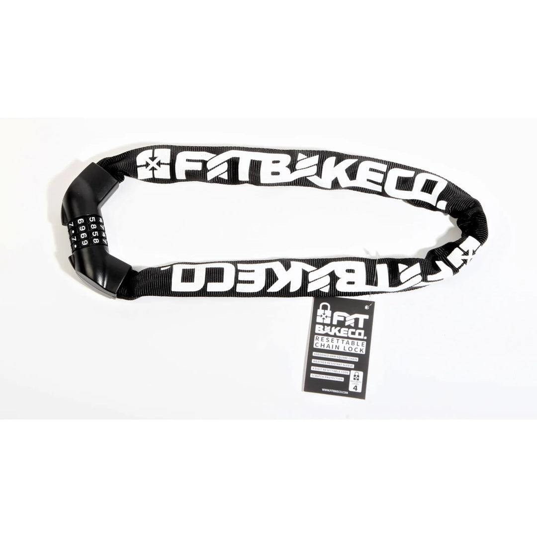 Fit Resettable Chain Lock Black