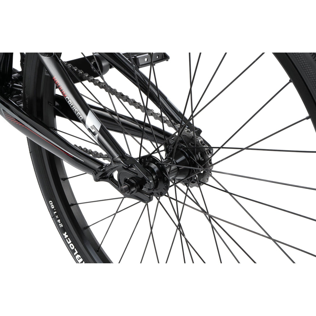 Radio Race HELIUM CRUISER 24" Complete Bike Black Red