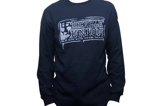 UNION MAP LONGSLEEVE T-SHIRT BLACK