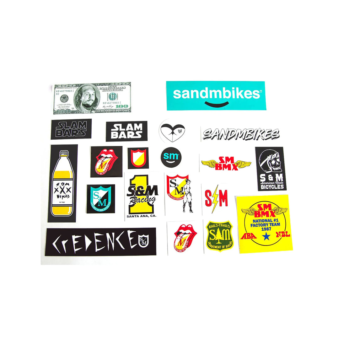 S&M Stickers Pack 20 20 pack