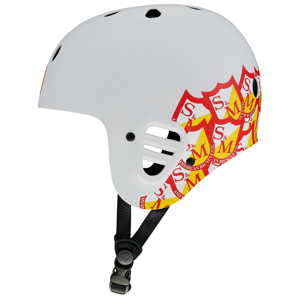 PRO-TEC FULL CUT CERTIFIED HELMET S&amp;M SHIELD SIG EDITION LIGHT GREY