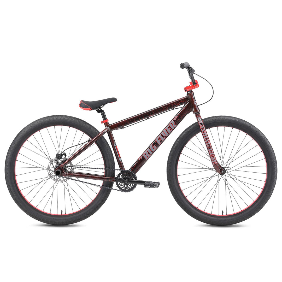 SE BIKES Big Flyer Hd 29 Single Speed Complete Bike Red Crackle