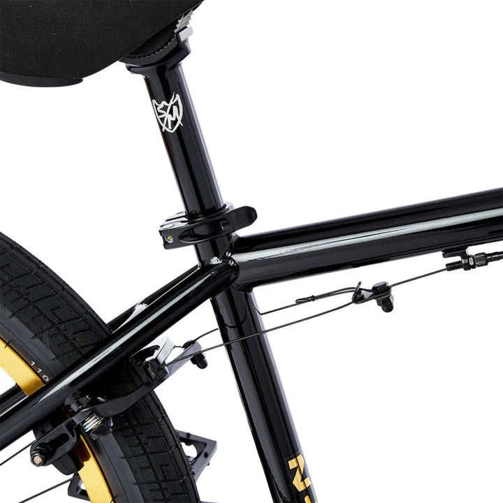 Fit 2021 Series 22 Inch Complete BMX Bike Gloss Black 21.125TT