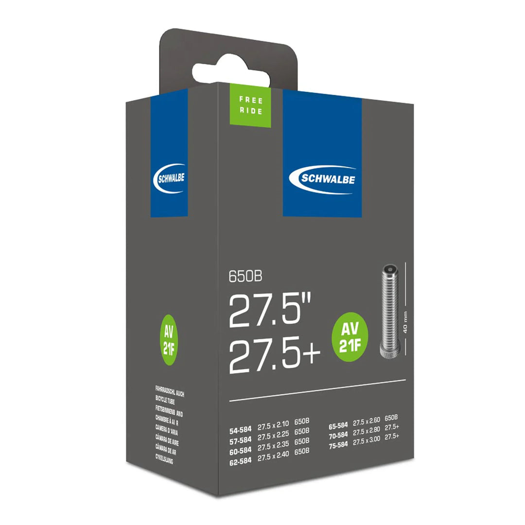 Schwalbe 27.5 x 2.1-3 Inner Tube AV-21F - Schrader Freeride