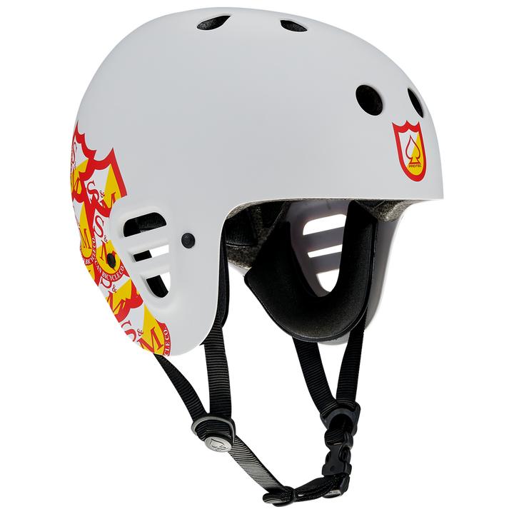 PRO-TEC FULL CUT CERTIFIED HELMET S&amp;M SHIELD SIG EDITION LIGHT GREY