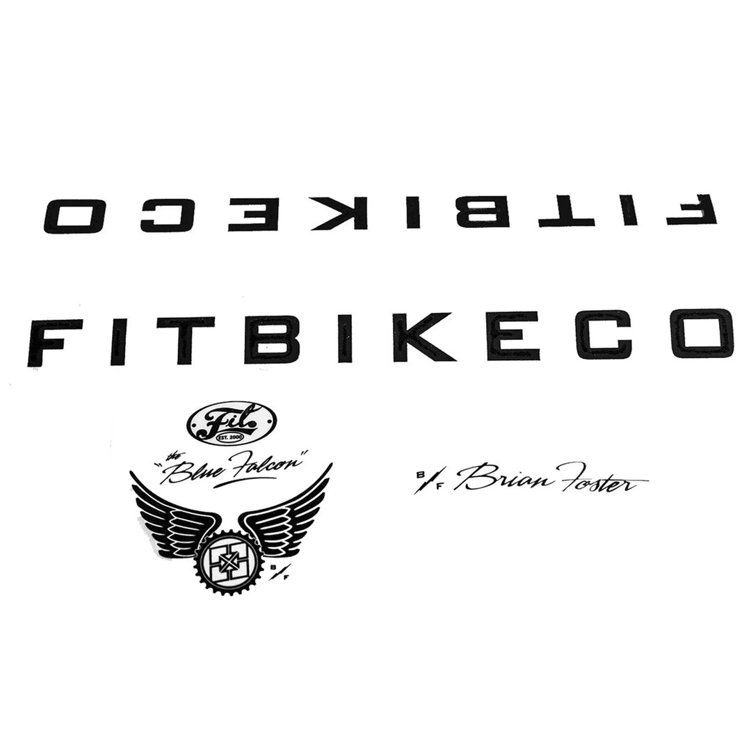 Fit BF Frame Sticker Pack Black
