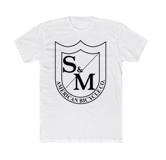 S&M Big Shield T-Shirt Black / White
